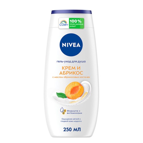 Nivea duş geli Woman Krem və ərik 250ml