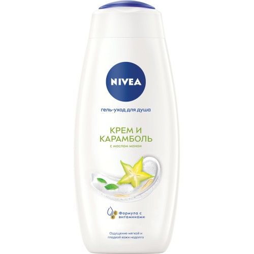 Nivea duş geli Woman Krem və Karambol 500ml